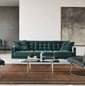 Canapé Florence Knoll, design Florence Knoll collection Knoll In Situ Quimper