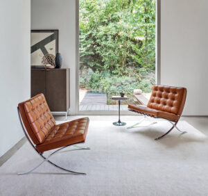 Fauteuil Barcelona, design Ludwig Mies van der Rohe collection Knoll