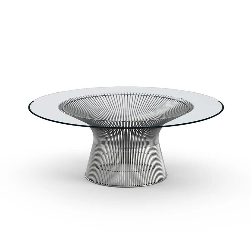 Table basse et table d'appoint Platner, design Warren Platner collection Knoll