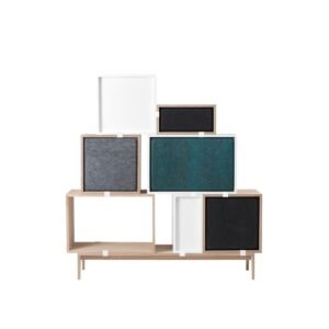 Meuble composable Stacked, design Julien De Smedt, collection Muuto, In Situ Quimper