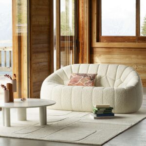 Petit canape Ottoman, design Noé Duchaufour-Lawrance, collection Cinna, In Situ