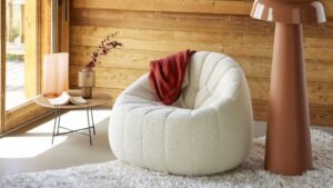 Fauteuil Ottoman, design Noé Duchaufour-Lawrance, collection Cinna, In Situ