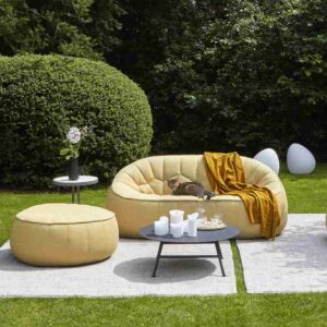 Canapé Ottoman Outdoor, design Noé Duchaufour-Lawrance, collection Cinna, In Situ Quimper