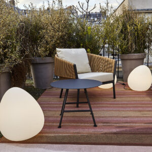 Lampe à poser Dolmen Indoor/Outdoor, design Philippe Daney collection Cinna