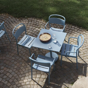 Chaise Linear Steel Outdoor, design Thomas Bentzen collection Muuto