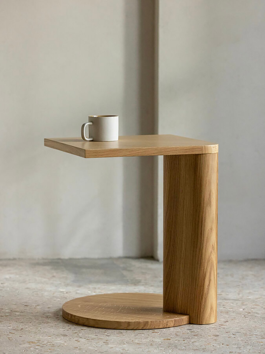 Table d'appoint Galta Forte Side, design SCMP Design Office collection Kann Design