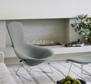 Fauteuil Bird / High-back Chair, design Harry Bertoia collection Knoll