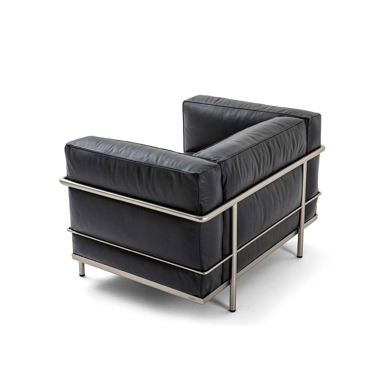 3 Fauteuil Grand Confort, Grand modèle, design Le Corbusier, Pierre Jeanneret, Charlotte Perriand collection Cassina
