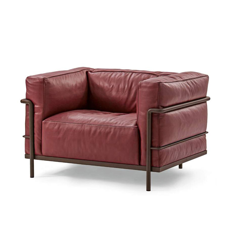 3 Fauteuil Grand Confort, Grand modèle, design Le Corbusier, Pierre Jeanneret, Charlotte Perriand collection Cassina