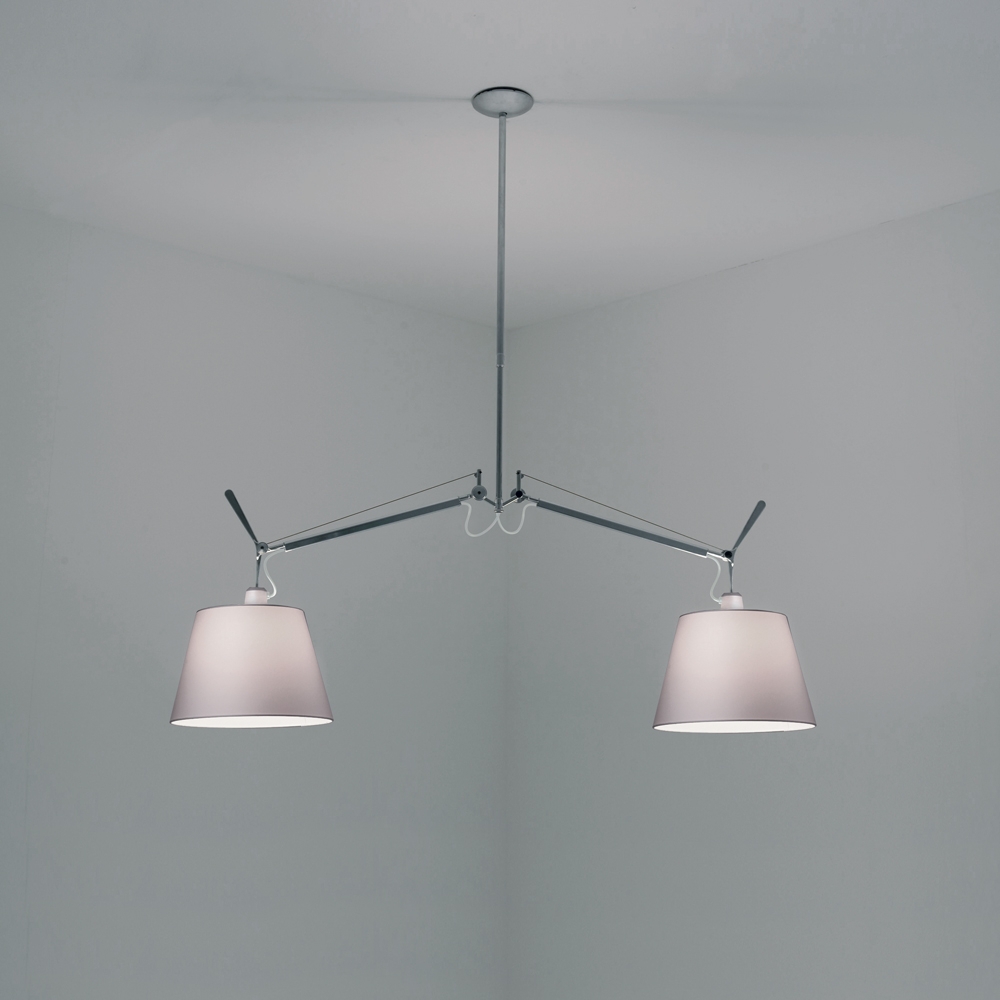 Tolomeo Basculante Suspension Due Bracci, design Michele De Lucchi et Giancarlo Fassina, collection Artemide, In Situ Quimper