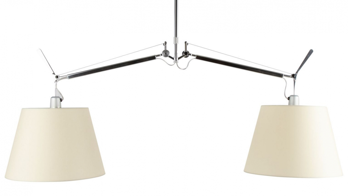 Tolomeo Basculante Suspension Due Bracci, design Michele De Lucchi et Giancarlo Fassina, collection Artemide, In Situ Quimper