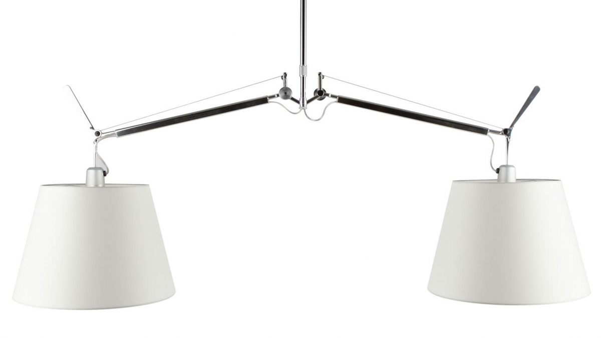 Tolomeo Basculante Suspension Due Bracci, design Michele De Lucchi et Giancarlo Fassina, collection Artemide, In Situ Quimper