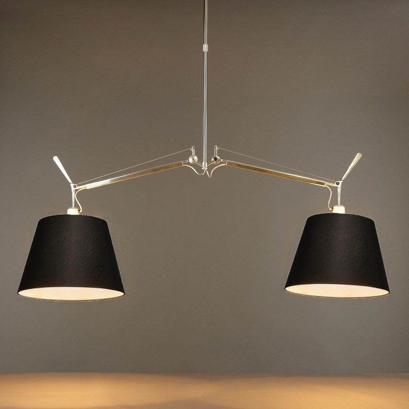 Tolomeo Basculante Suspension Due Bracci, design Michele De Lucchi et Giancarlo Fassina, collection Artemide, In Situ Quimper