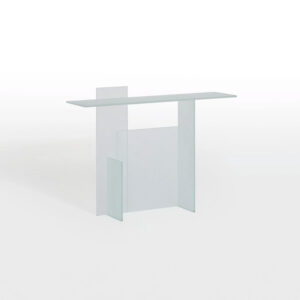 Console Kazimir, design Michael Anastassiades, collection Glas Italia, In Situ Quimper