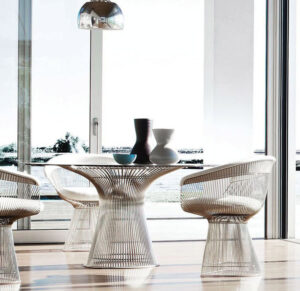 Table Platner, design Warren Platner, collection Knoll, In Situ Quimper