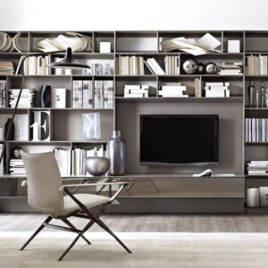 Meuble TV Flat C design Antonio Citterio collection B&B Italia