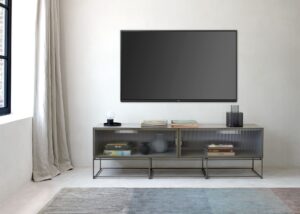 Meuble TV Canaletto Vitrine, design Mauro Lipparini collection Cinna