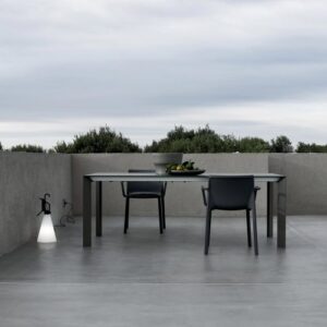 Table de repas extensible Nori design Bartoli Design, collection Kristalia