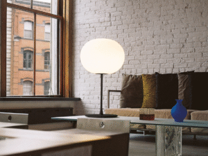 Lampe à poser Glo-ball T1, design Jasper Morrison, collection Flos In Situ Quimper