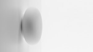 Appliqu/Plafonnier Itka, design Naoto Fukasawa, collection Artemide, In Situ Quimper