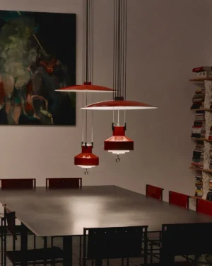 Suspension Saliscendi, design Achille & Pierre Giacomo Castiglioni, collection Stilnovo, In Situ Quimper