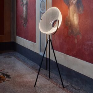 Lampadaire Demì moon, design Mirco Crosatto, collection Stilnovo, In Situ Quimper