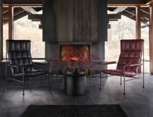 Fauteuil Villhem, design Borselius & Bernstrand, collection Bla Station, In situ Quimper