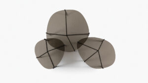 Table basse Flac, design Fabrice Berrux, collection Bonaldo, In situ Quimper