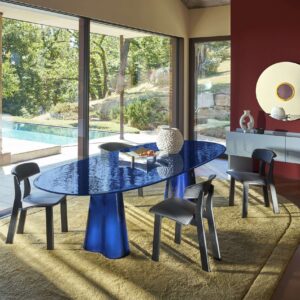 Table de repas ovale Treflo, design Ronan Bouroullec, collection Cassina, In Situ Quimper