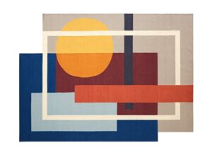 Tapis Zoe Sool, design Daria Zinovatnaya, collection Gan, In situ Quimper