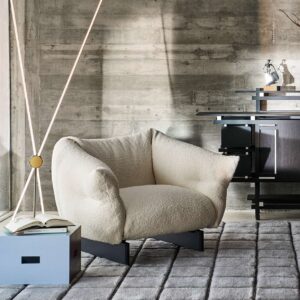 Fauteuil Moncloud, design Patricia Urquiola, collection Cassina, In Situ Quimper