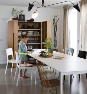 Table de repas Thin-K, design Luciano Bertoncini, collection Kristalia, In Situ Quimper