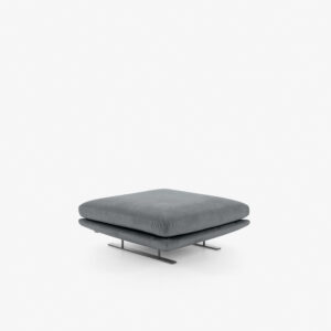 Petit pouf carré Prado, design Christian Werner, collection Cinna, In Situ Quimper