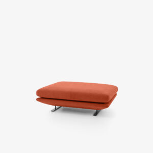 Pouf rectangulaire Prado, design Christian Werner, collection Cinna, In Situ Quimper