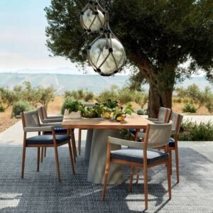 Table de repas Dine out, design Rodolfo Dordoni, collection Cassina, In Situ Quimper
