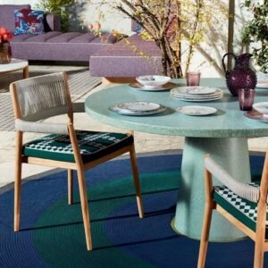 Table de repas Dine out, design Rodolfo Dordoni, collection Cassina, In Situ Quimper