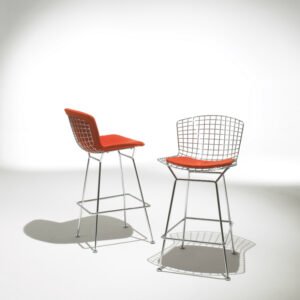 Tabouret Bertoia, design Harry Bertoia, collection Knoll, In Situ Quimper
