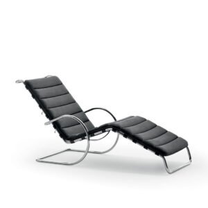 Chaise longue Mr, design Ludwing Mies van der Rohe, collection Knoll, In Situ Quimper