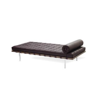 Day bed Barcelona, design Ludwig Mies van der Rohe, collection Knoll, In Situ Quimper