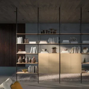 Bibliothèque Jack, design Michael Anastassiades, collection B&B Italia, In Situ Quimper