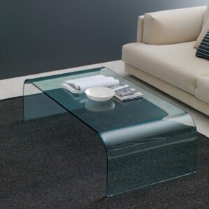 Table basse Tavolino curvo, design Pietro Chiesa, collection Fontana Arte, In Situ Quimper