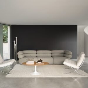 Canapé biboni, design Sharon Johnston & Mark Lee, collection Knoll, In Situ Quimper