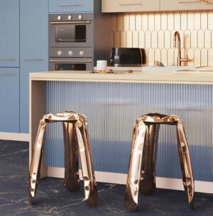 Tabouret cuisine Plopp, collection Zieta Studio, In Situ Quimper